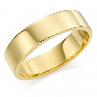 18ct yellow gold 6mm Windsor wedding ring