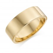 18ct yellow gold 8mm Windsor wedding ring