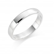 Platinum 4mm New Windsor wedding ring 