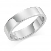 Platinum 5mm Windsor wedding ring