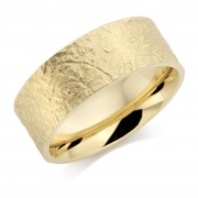 18ct yellow gold 8mm Seria wedding ring 