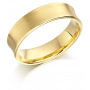 18ct yellow gold 6mm Catarine wedding ring 