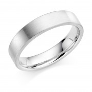 Platinum 5mm Zarah wedding ring 