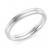 Platinum 3mm Lina wedding ring