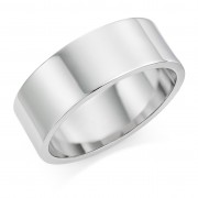 Platinum 8mm Windsor wedding ring