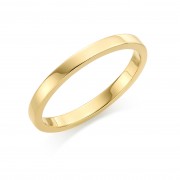 18ct yellow gold 2mm Windsor wedding ring