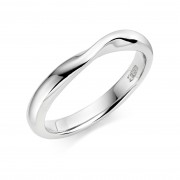 Platinum 2.7mm Bellini wedding ring 