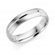 Platinum 5mm Genevra wedding ring 