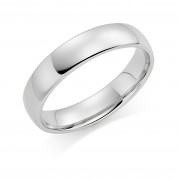 Platinum 5mm Cambridge wedding ring