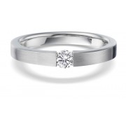 Platinum Fabia round cut diamond solitaire ring 0.35cts
