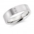 Platinum 5mm Evelina diamond wedding ring 0.03cts