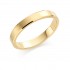 18ct yellow gold brushed finish 4mm New Windsor wedding ring 