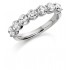 Platinum Claudina round cut diamond eternity ring 1.29cts