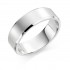 Platinum brushed finish 7mm New Windsor  wedding ring 
