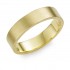 18ct yellow gold brushed finish 5mm Windsor wedding ring.