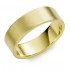18ct yellow gold brushed finish 7mm Windsor wedding ring.