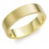 18ct yellow gold brushed finish 6mm Windsor wedding ring.