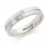 Platinum & 18ct white gold 4mm Ysabelle diamond wedding ring 0.05cts