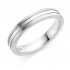 Platinum & 18ct white gold 4mm Mara wedding ring 