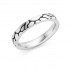 Platinum 3mm Claree wedding ring 