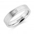 Platinum 4.5mm Ricadonna diamond wedding ring 0.01cts