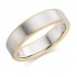 Platinum & 18ct red gold 6mm Leonora wedding ring 