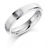 Platinum 5mm Rufina diamond wedding ring 0.16cts