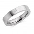 Platinum 4mm Lucia diamond wedding ring 0.08cts