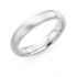 Platinum  brushed finish 4mm Oxford wedding ring