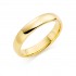 18ct yellow gold 4mm Oxford wedding ring