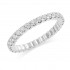 Platinum Sabrina round cut diamond full eternity ring 0.88cts