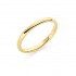 18ct yellow gold 2mm Oxford wedding ring