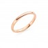 18ct red gold 2mm Oxford wedding ring