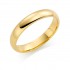 18ct yellow gold 4mm Cambridge wedding ring
