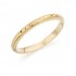 18ct yellow gold 2mm leaf twine wedding ring