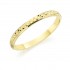 18ct yellow gold 2mm North Star wedding ring