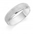 Platinum 6mm Slate wedding ring