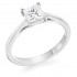 Platinum Massima princess cut solitaire ring 0.71cts