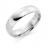 Platinum 6mm Oxford wedding ring