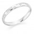 Platinum 2.5mm  Celestial design diamond set court  wedding ring.