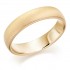 Eighteen carat yellow and rose gold 5mm Sunrise wedding ring