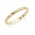 18ct yellow gold 2mm Cambridge beaded edge wedding ring